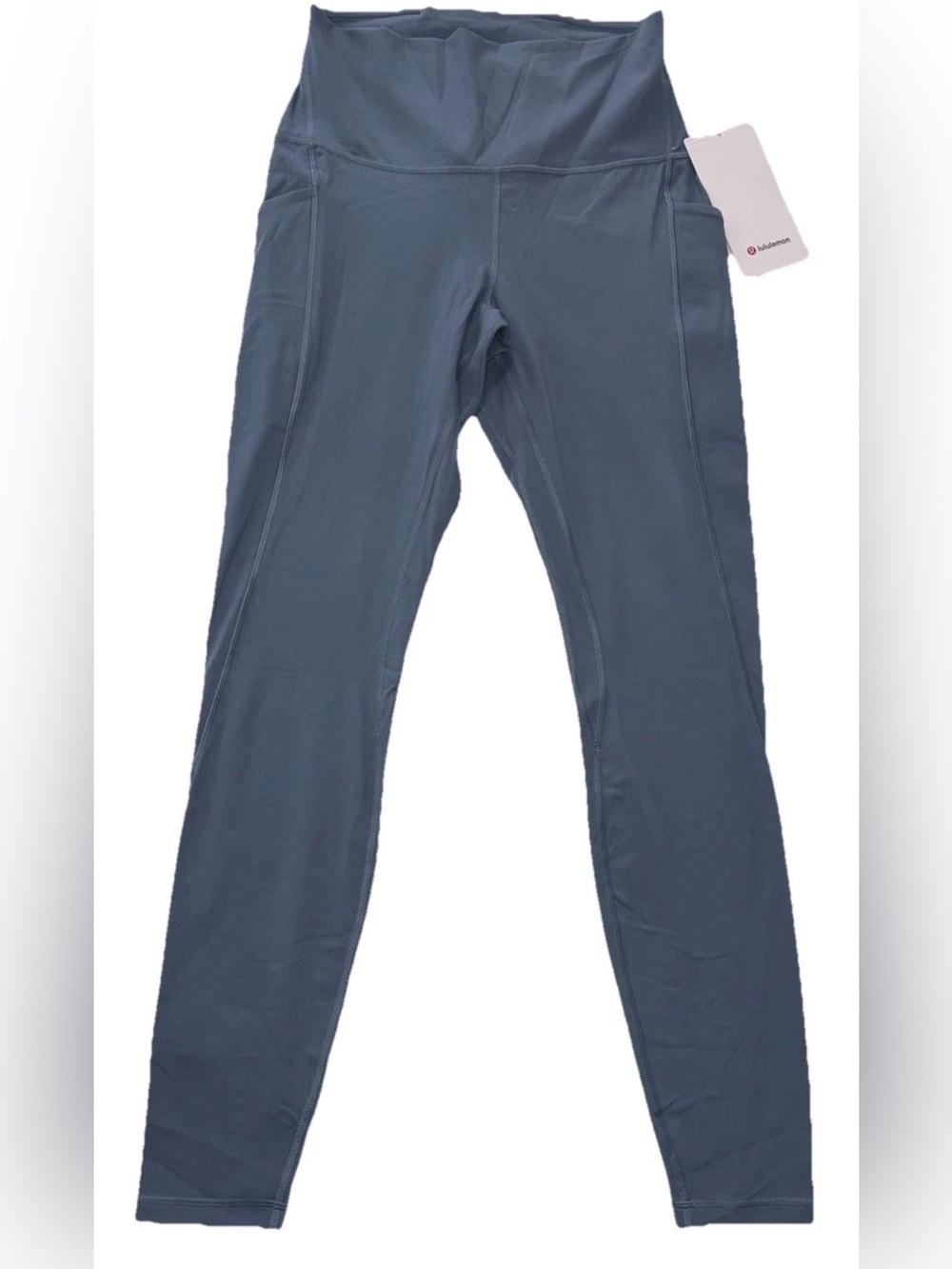 NWT*LULULEMON*SIZE 6*ALIGN HIGH RISE 28” PANT W/POCKETS*AUTHENTIC*STEEL BLUE$128